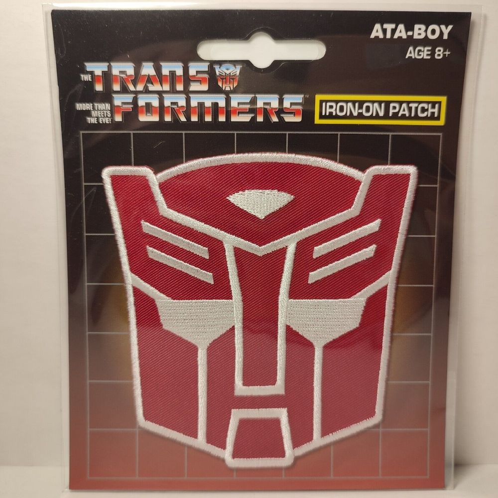Transformers Iron On Patch Official Cartoon TV Show Movie Collectible Accessory